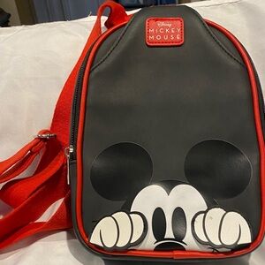 Disney Mickey Mouse Black and Red Backpack